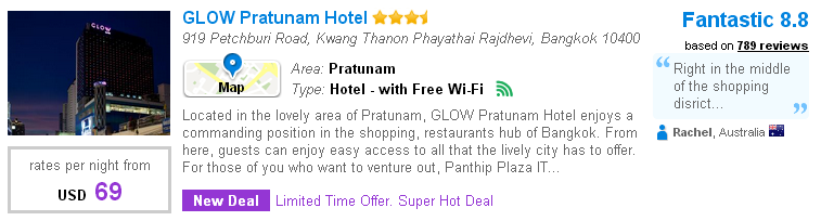 Platinum Mall - GLOW Pratunam Hotel